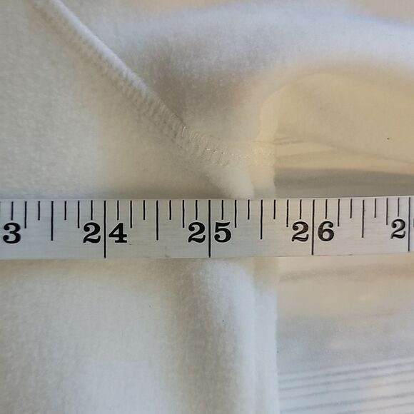 DKNY sport full zip fleece jacket in cloud white Women's Size 1X - Picture 13 of 14